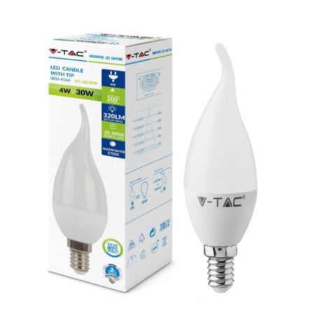 Glühbirne E14 V-TAC 10x LED 3,7W (entspricht 25W) P45-320Lumen