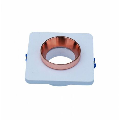 V-TAC VT-862-MRW GU10-GU5.3 gehäuse quadratisch gip smit mattem Roségold für spotlights - SKU 3117 (1/5)