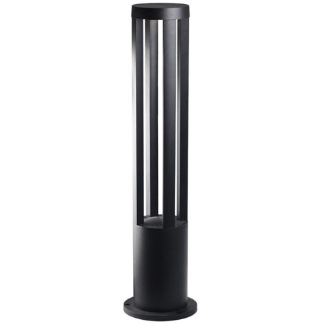 LED Garten Stehleuchte LED COB 10W Farbe Grau h:80cm 3000K IP65