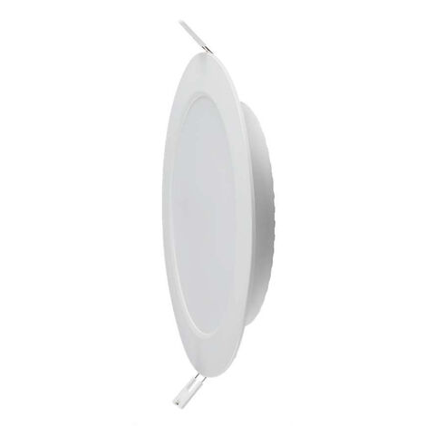 Panel led redondo v-tac 12w 3000k blanco vt-61012 - 7861
