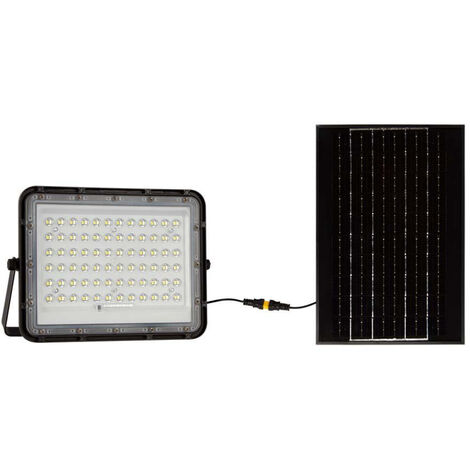 Foco LED V-TAC de 15 W con mando a distancia y panel solar, blanco frío, IP65 (1/5)