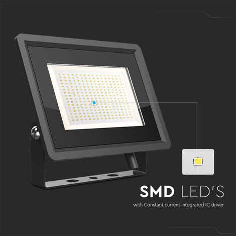 V Tac Faro Led Smd W Serie F Colore Nero K Ip