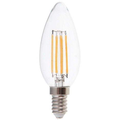 V-tac bombilla led para vela 6w e14 3000k vt-2127-n - 7423- 217423