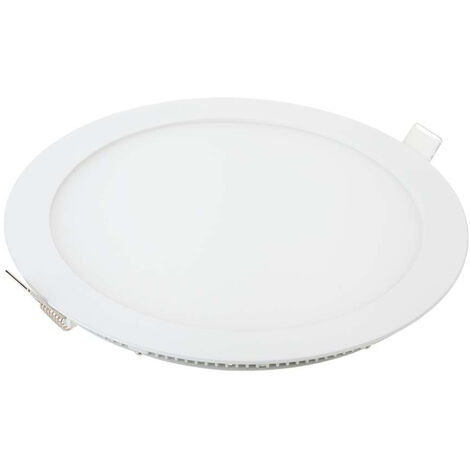 Panel led redondo empotrable v-tac 18w 2700k blanco - vt-1807 - 4860 - 214860