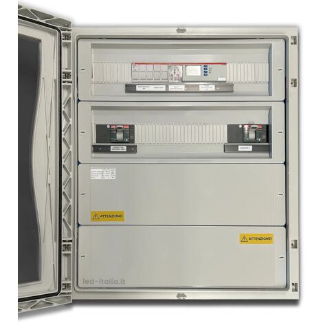 Panel trifásico CA LED Italia 50kW 100A 400V IP66 96M Diferencial ajustable SPI CEI 0-21 (1/3)