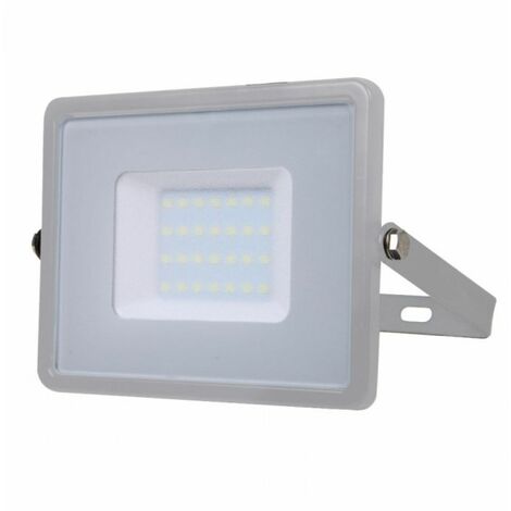 Foco LED V-TAC SMD con chip Samsung de 30 W, color gris, blanco frío, IP65