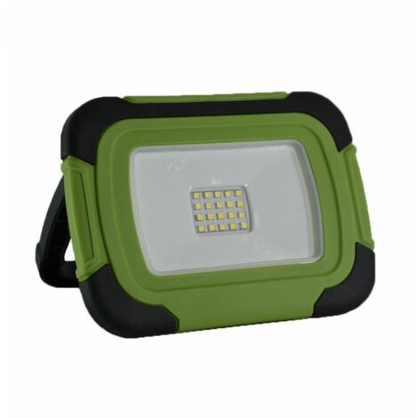 Foco LED Samsung V-TAC de 10 W, recargable por USB, color negro y verde, blanco natural, IP44 (1/5)