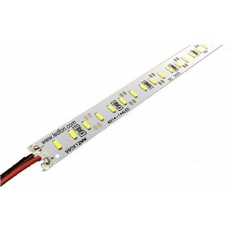 Barra rígida LED V-TAC SMD4014 de 18 W, 144 LED/m, longitud: 1 m, blanco cálido (paquete de 10)