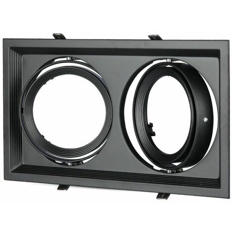 V-TAC Puerta AR111 Doble Color Negro