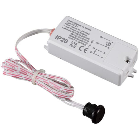 Sensor de movimiento infrarrojo V-TAC de 30° con activación por movimiento de corto alcance IP20