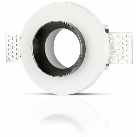 Portalámparas LED empotrable redondo V-TAC GU10 y GU5.3 (MR16)
