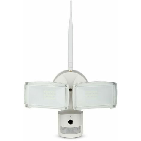 Foco LED V-TAC de 18 W con sensor PIR y cámara WiFi, blanco frío