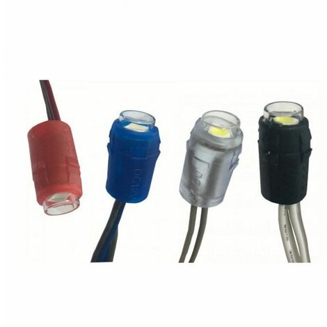 Módulo LED V-TAC SMD2835 de 0,24 W, 100 lm/W, 12 V, 1 LED azul, IP68, con cables de soldadura