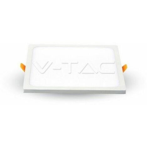 Panel LED V-TAC Mini 22W 100LM/W Montaje Empotrado Cuadrado Blanco Frío (1/5)