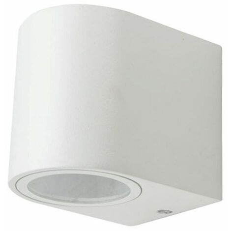 Foco de pared LED redondo V-TAC GU10 (máx. 35 W), color blanco, IP44