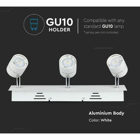 Foco LED De Jardín V-TAC De 12 W Con Pincho, Color Blanco, Luz Verde, IP65