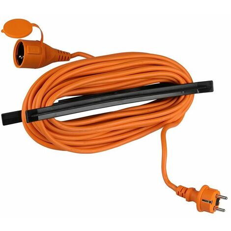 Prolongador 2P+T, 16A 250V~ Color naranja 10 m de cable Solera
