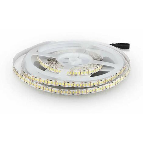 Tira LED V-TAC SMD2835 17W/m 5m 204 LED/m 12V Blanco Natural IP20 10mm