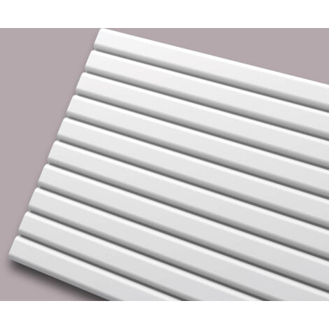 NMC – Panneau mural décoratif en stuc CANELÉ L – Longueur 200 cm – Largeur 1.45 cm – Design moderne pour intérieur – Prêt à peindre