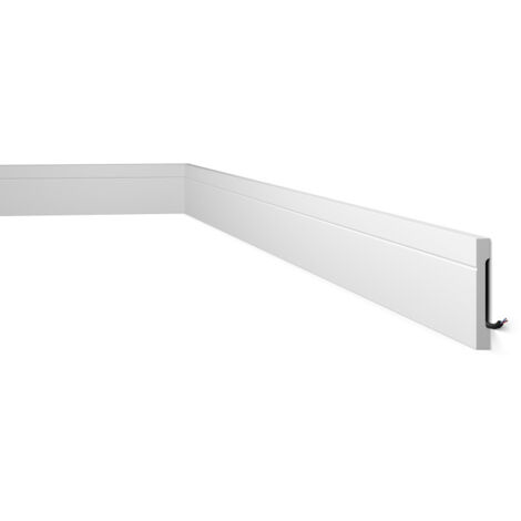 C12 DECOFLAIR Plinthe Polystyrène HD 110 x 15 x 2000 - 1 pièce