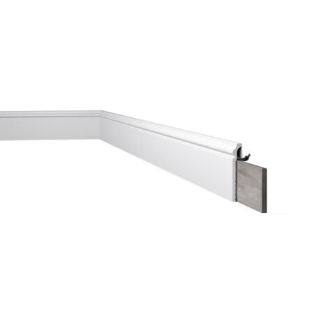 NMC CF3-box WALLSTYL Noel Marquet 1 carton 19 pièces Moulure couvrante Moulure décorative design moderne blanc | 38 m - blanc