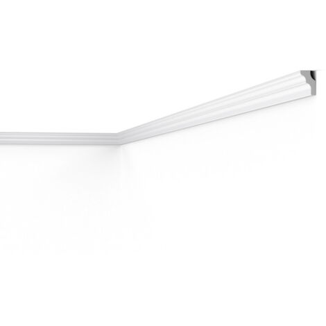 D2 DECOFLAIR Moulure de plafond Polystyrène 25 x 15 x 2000 - 1 pièce (1/4)