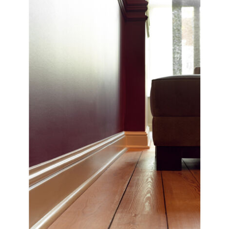 FL6 WALLSTYL Plinthe Polystyrène HD Noël & Marquet 19 x 12 x 2000 - 1 pièce