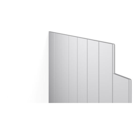 Cimaise polystyrène HD 79 x 10 x 1220 mm – Résistant aux chocs et à l'humidité – Lot de 5 pièces pour finition intérieure – Decoflair (1/5)