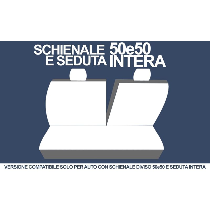 Coprisedili Auto Per Panda Serie 2 (2003-2012) - Set Completo Anteriori E Posteriori, Airbag Compatibile, Fucsia/Nero - Foto 4