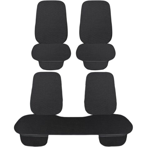 Lupex shop - Coprisedile universale per auto 3 pezzi, 2 anteriori e 1 posteriore, nero (Silk Ice Black 7pz) cod. LS029