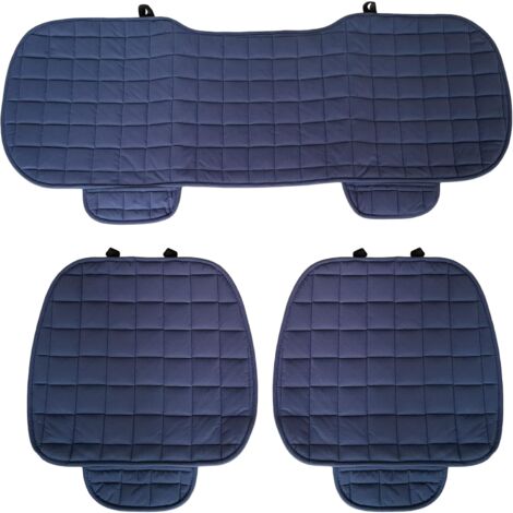 Lupex shop - Coprisedile universale per auto seduta 3 pezzi, 2 anteriori e 1 posteriore, Blu cod. LS022