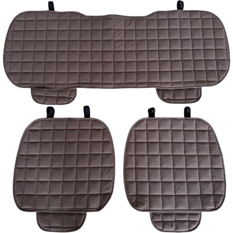 Lupex shop - Coprisedile universale per auto seduta 3 pezzi, 2 anteriori e 1 posteriore, Coffee cod. LS024