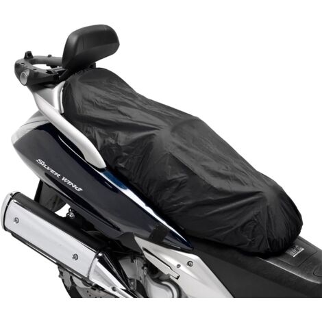 Lupex Shop - Coprisella universale impermeabile adattabile per scooter, moto, con borsa, dimensioni 86X48cm, Tg. L (1/4)