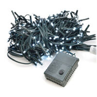 Lupex Shop - Luci led da interno, per decorazioni natalizie, effetti speciali, 8 numeri di gioco, colore Bianco Fredde - 300 led