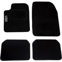 Lupex Shop Tappetini auto in moquette con strappo compatibili per Golf V - VII