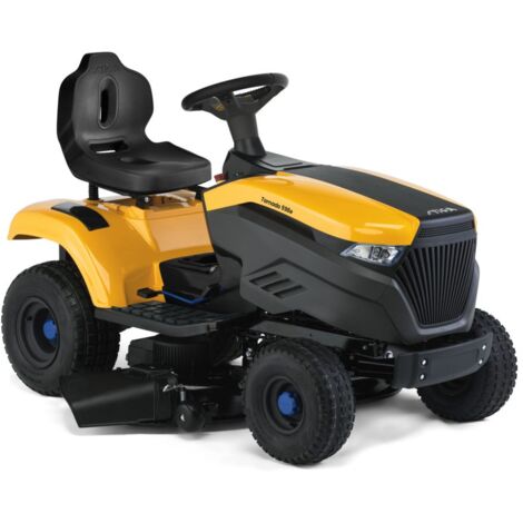 STIGA Trattorino da giardino elettrico Tornado 598e 98 cm - batteria ePower 48V 40Ah - scarico laterale e mulching - cruscotto digitale e luci a LED - caricatore rapido incluso