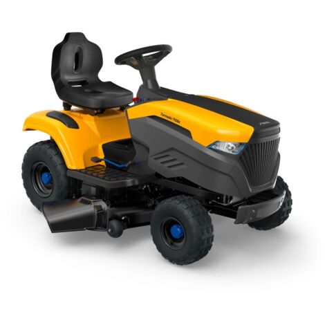 STIGA Trattorino tagliaerba elettrico Tornado 7108e 108 cm – Trattorino a batteria 64 Ah – Trattore rasaerba con 3 modalità di taglio, scarico laterale e mulching – Cruscotto digitale, app STIGA.GO e (1/5)