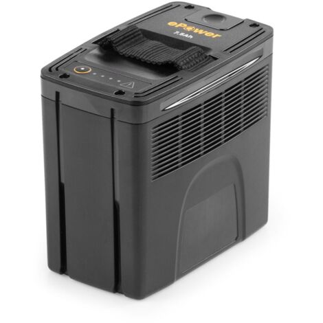 Batterie STIGA EPower 48V 7.5Ah Pour Outils De Jardin - Haute Capacité, Déverrouillage Rapide, Compatible Tondeuse, Taille-haie, Scie... - Avec Indicateur LED Et Poignée Tissu
