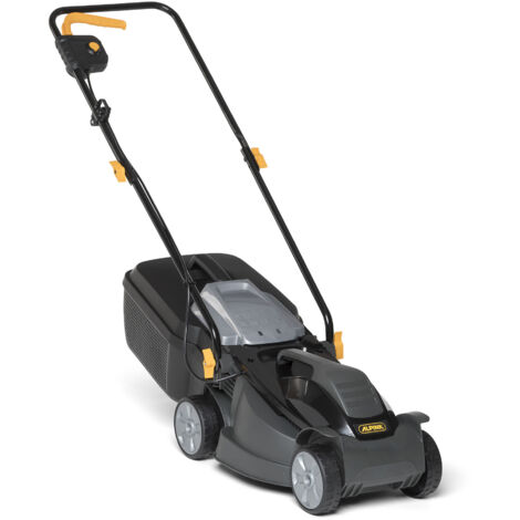 Alpina BL 320 E Tagliaerba Elettrico, 1000 W, 32 cm – Sacco 25 l, Regol. 3 Posizioni – Prati fino a 300 m²