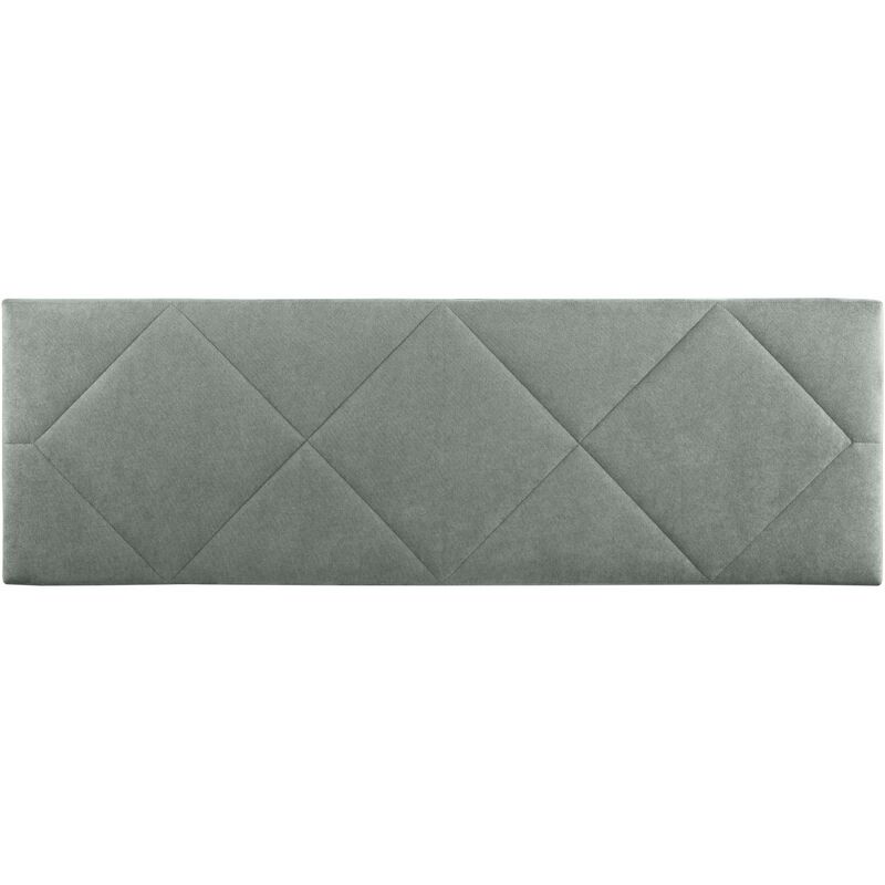 Cabecero 145x50x7 Häusbed Cabecero Tapizado SPYGA Cama 120 Anclaje en Pared Microfibra AquaClean Aguamarina