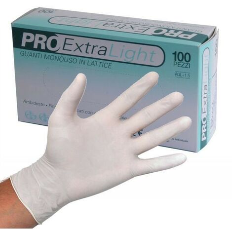 100 Pezzi - Guanti Monouso in nitrile Pro Extra Light Gardening