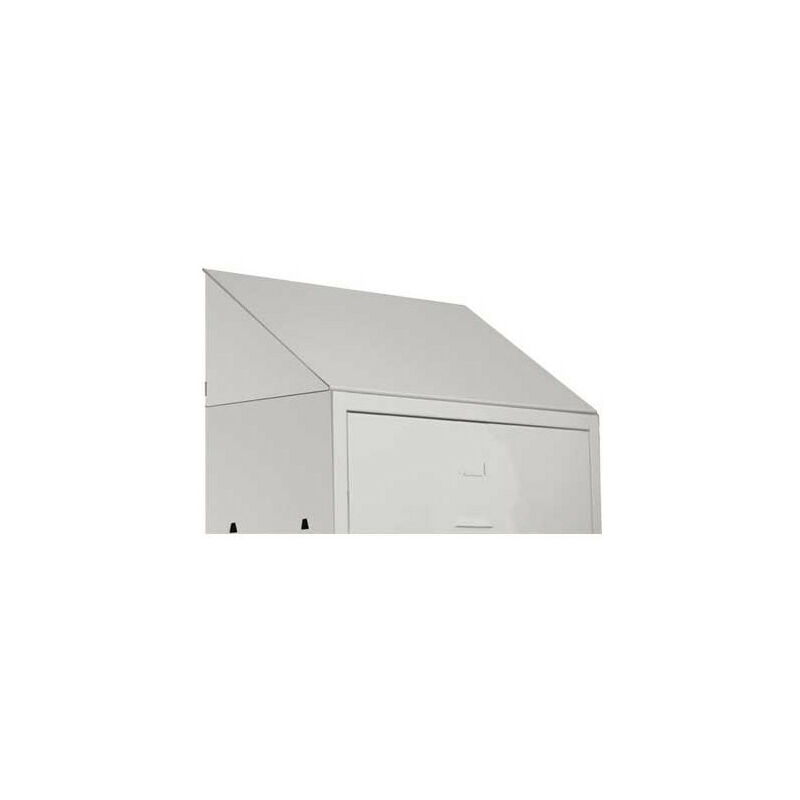 TETTO INCLINATO ANTI POLVERE CM.36X34 PER ARMADIO SPOGLIATOIO 1 POSTO