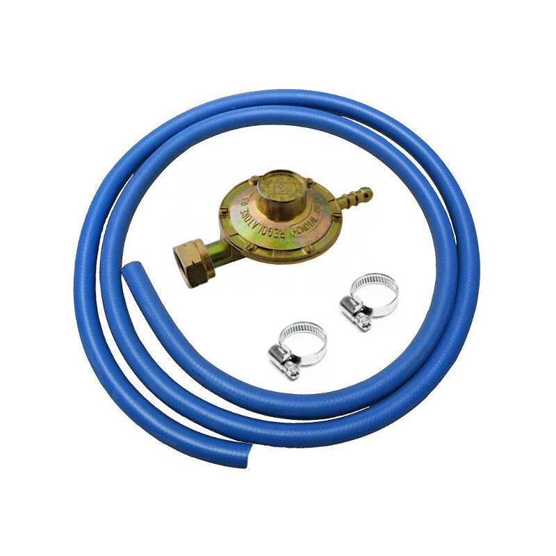 Tubo Gas Cucina Regolatore Pressione Gas Per Barbecue | Con Tubo Gpl 2m E Fascette Bassa Pressione G 249421