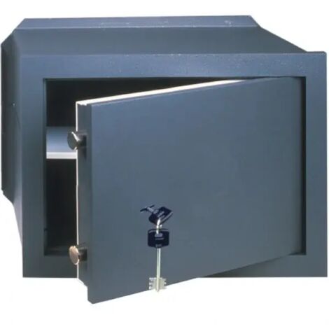 CASSAFORTE SOLO CHIAVE CISA ART. 82010.21 DA INCASSO A MURO cm.31x20x19