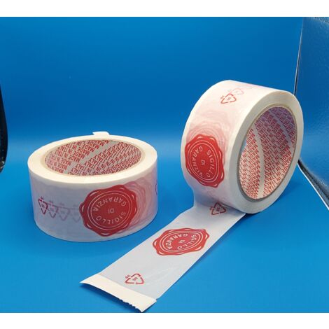Scocht Sigillo Di Garanzia - 6 Rotoli Nastro Adesivo Antimanomissione Per Pacchi 50mm X 66m | Protezione Furti - Foto 9