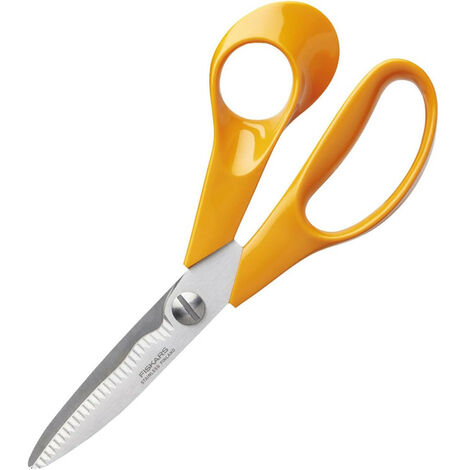 FORBICI DA CUCINA CM.18 FISKARS IN ACCIAIO INOX MANICO ERGONOMICO