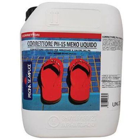 REGOLATORE PH MENO 15% X PISCINA LAPI - LIQUIDO LT  5 - 1 pezzo