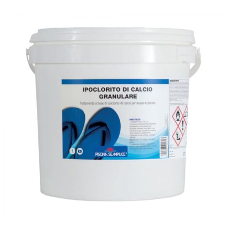 Ipoclorito Di Calcio Granulare kg.10 Lapi Clorazioni shock Acqua Piscina