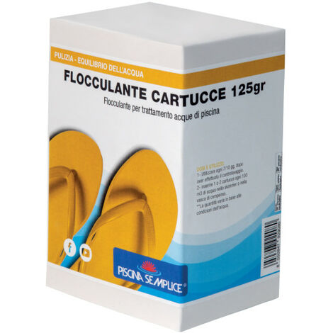 Lapi Flocculante in Cartucce da 125 gr - Confezione da 1 kg