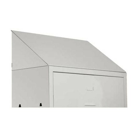 TETTO INCLINATO ANTI POLVERE CM.36X34 PER ARMADIO SPOGLIATOIO 1 POSTO